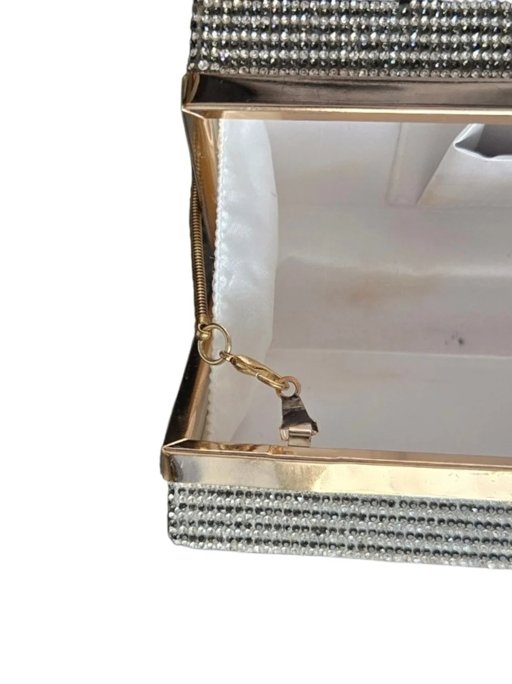 Sparkling Rhinestone $10k Money Stack Clutch Purse